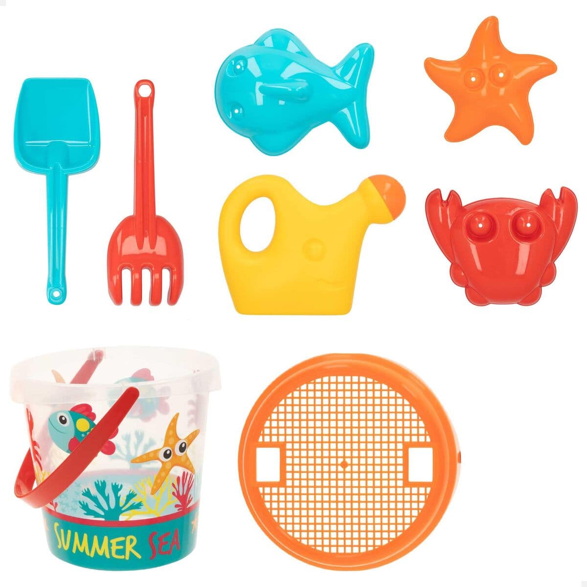 Set igračaka za plažu Colorbaby 18 cm - Image 3