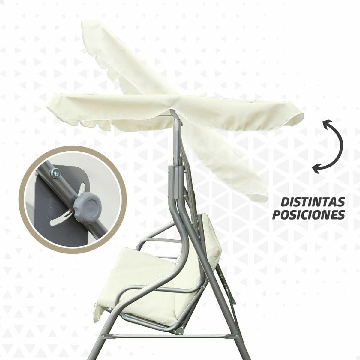 Kiiktool Aktive 3 kohta Elevandiluu 180 x 107 x 160 cm - Image 3