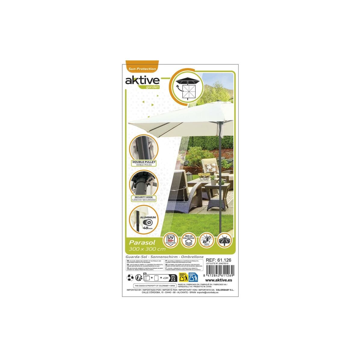 Parasol Aktive Crema (Reacondicionado D) - Image 3