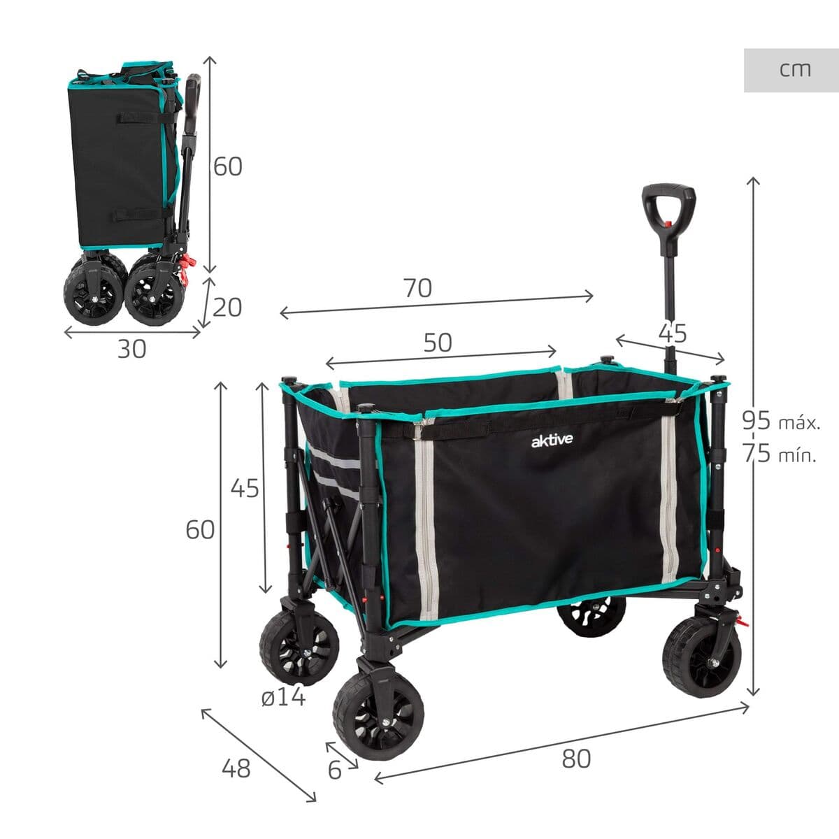 Carro Multiusos Aktive Acero - Image 10