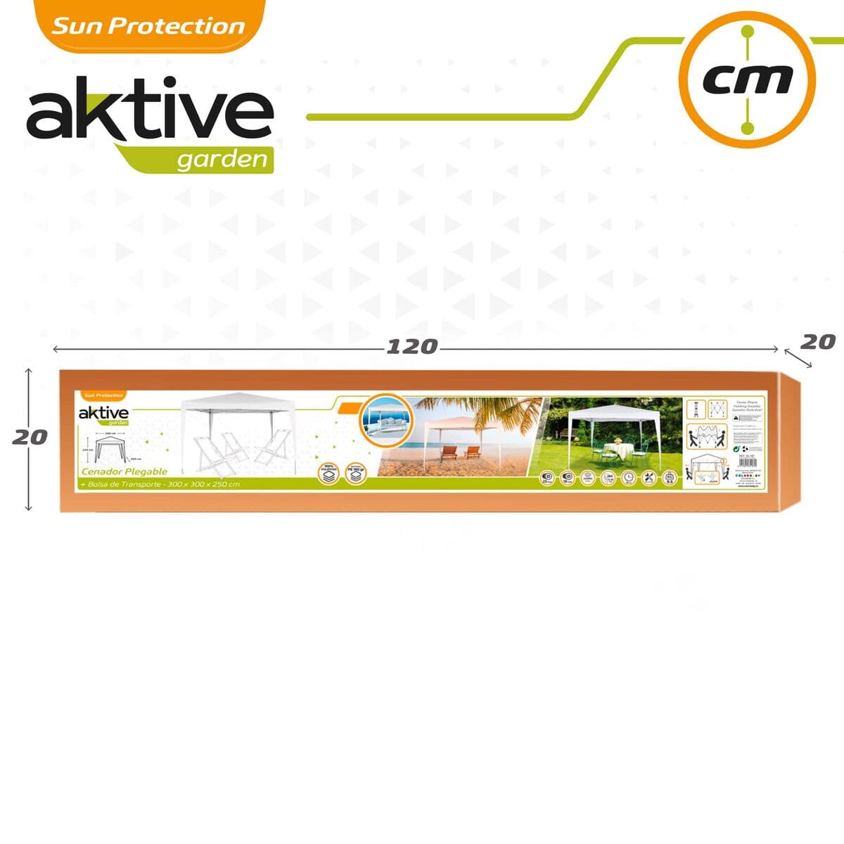 Pavėsinė Aktive Balta (Naudoti A) - Image 17