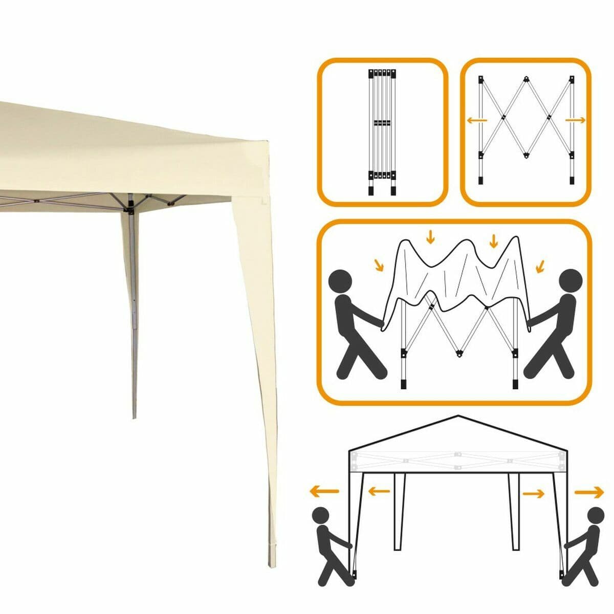 Cenador Aktive 300 x 300 x 240 cm - Image 3