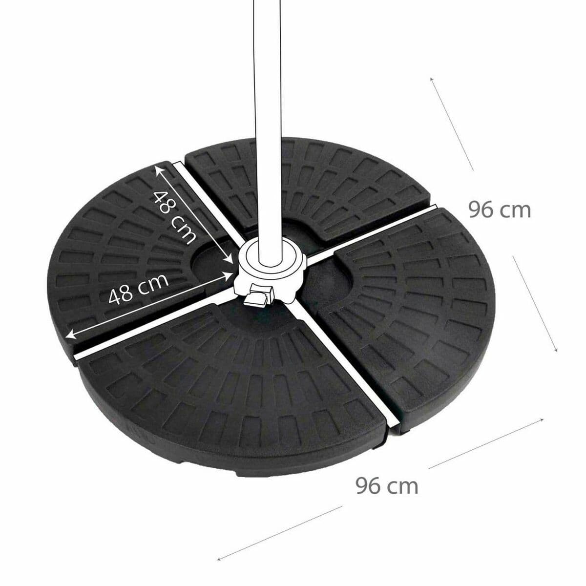 Base para Sombrilla Aktive Plástico - Image 2