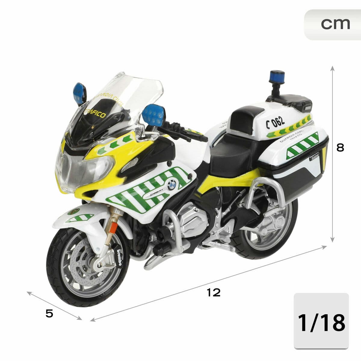 Motorcykel BMW Bmw R 1200 Rt Guardia Civil 1:18 - Image 4