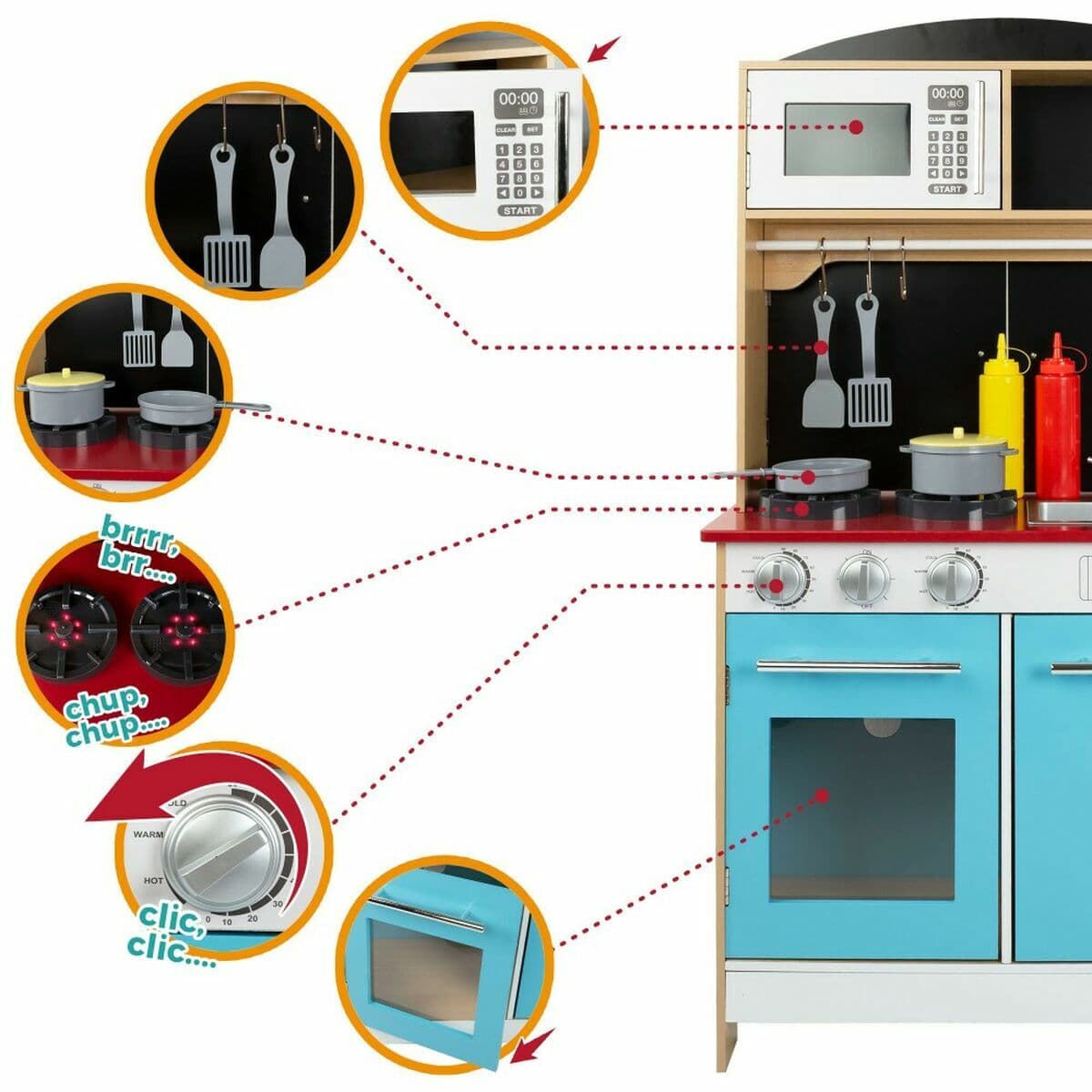 Toy kitchen Woomax Ice cream 60 x 40 x 109 cm - Image 3