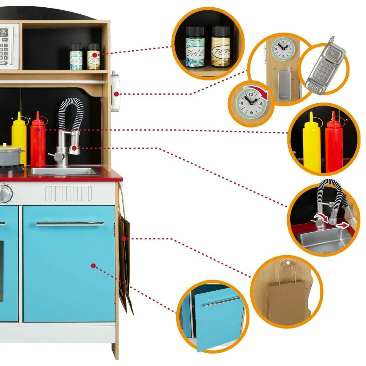 Toy kitchen Woomax Ice cream 60 x 40 x 109 cm - Image 4