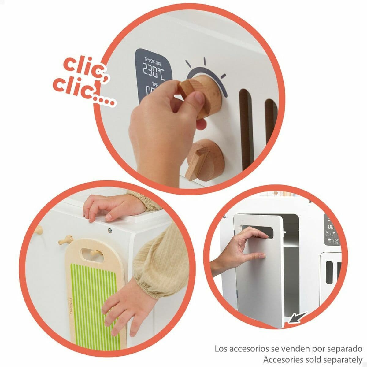 Speelgoedkeuken Teamson 55 x 30 x 63 cm Hout - Image 3