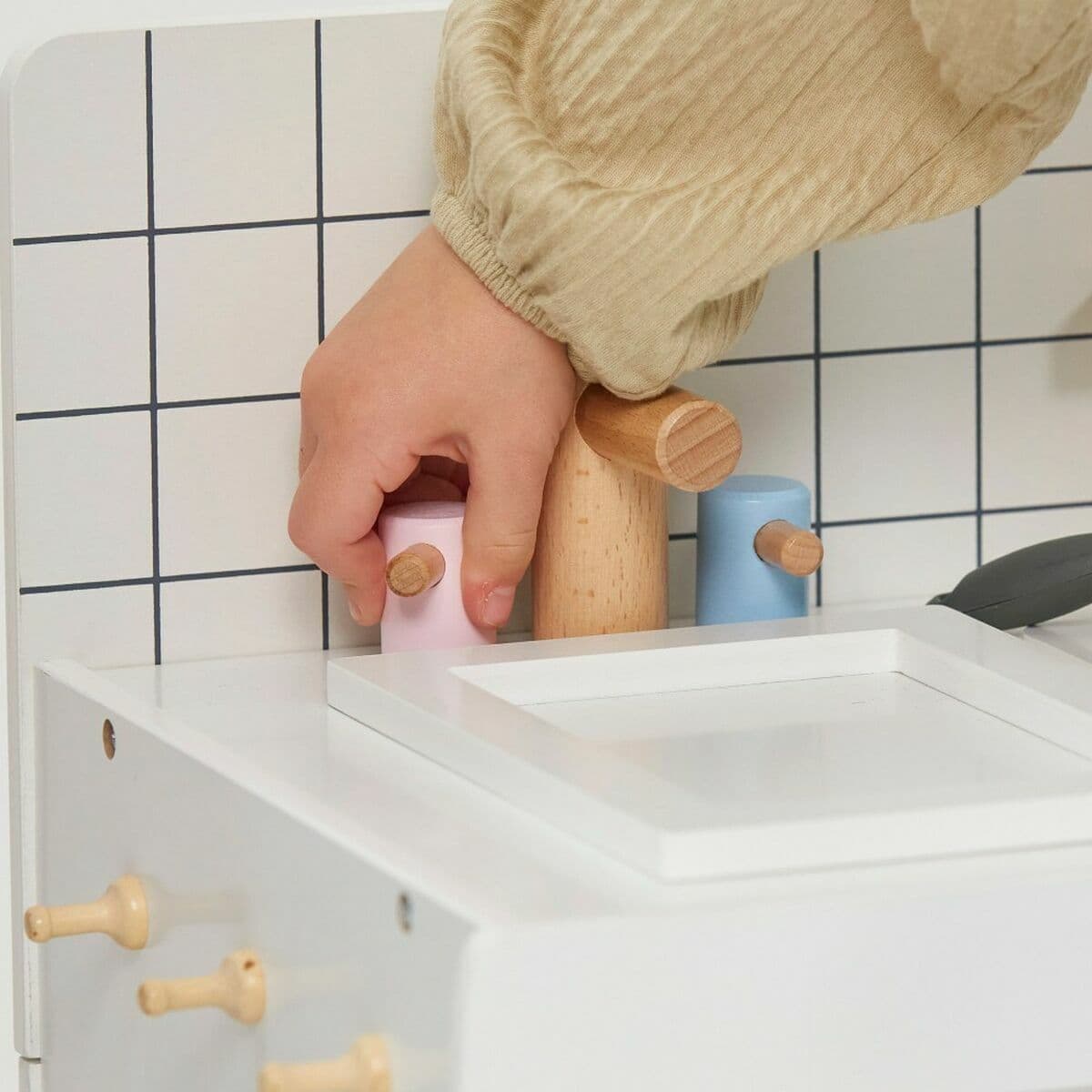 Speelgoedkeuken Teamson 55 x 30 x 63 cm Hout - Image 5