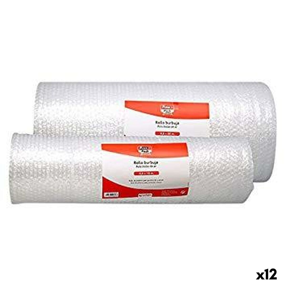 Luftpolsterfolie Fixo Durchsichtig 1 m 25 m (12 Stück)