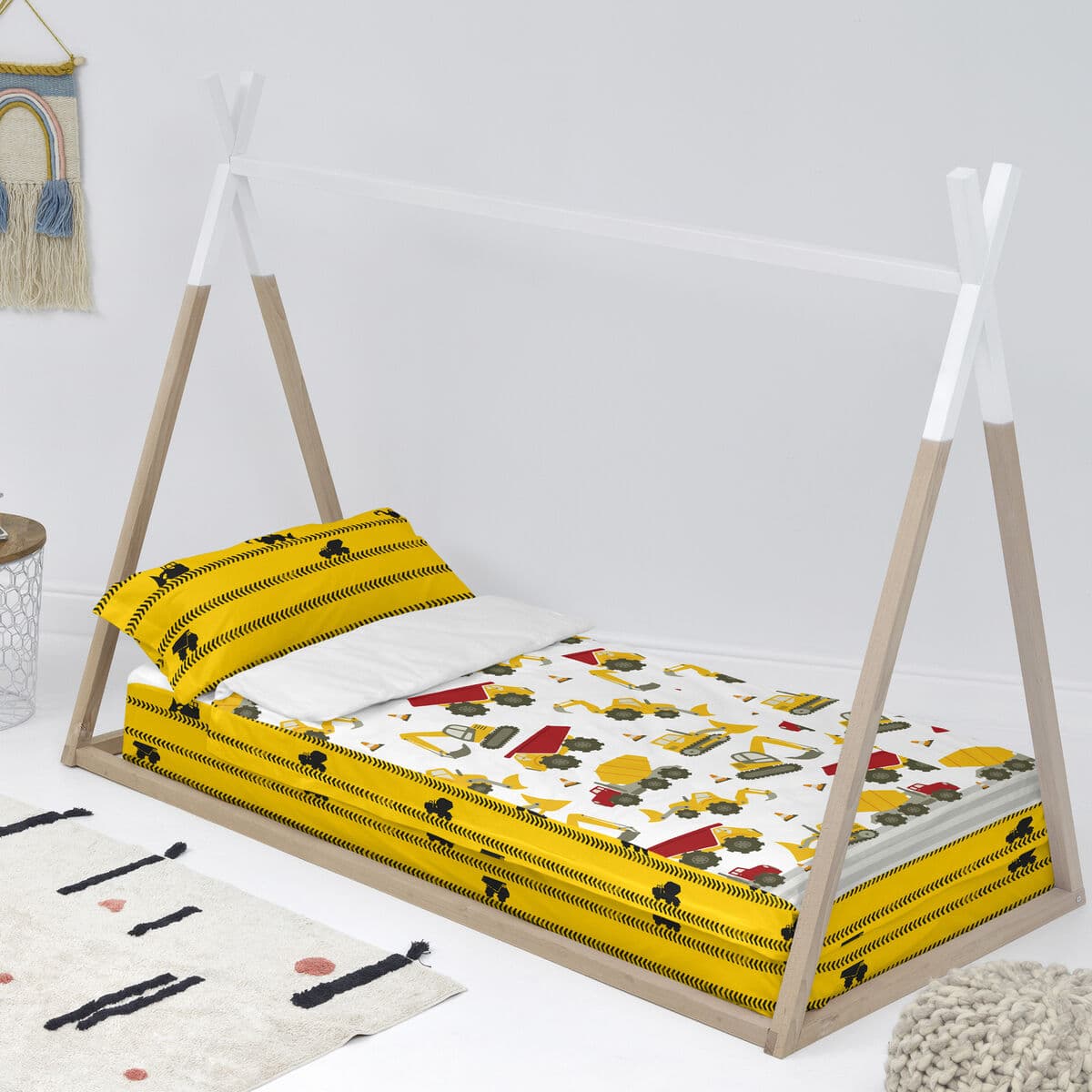 Tõmblukuga Tepitud Voodipesu HappyFriday Mr Fox Machinery Mitmevärviline 42 x 20 x 50 cm - Image 2