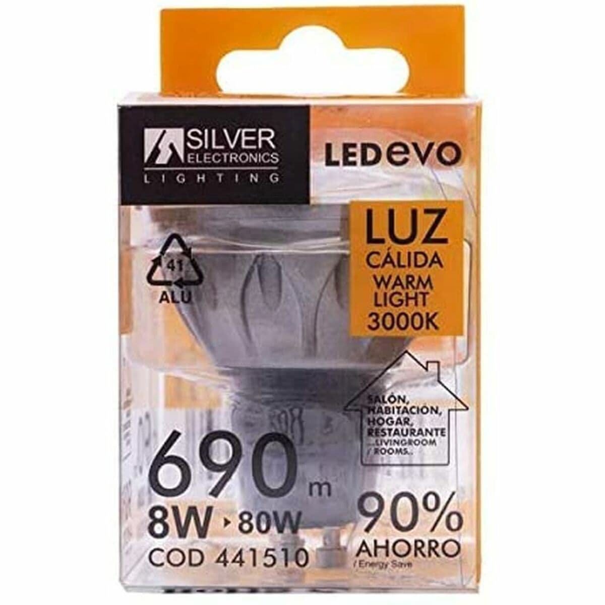 Bombilla LED Silver Electronics EVO 3000K GU5.3 8W - Image 3