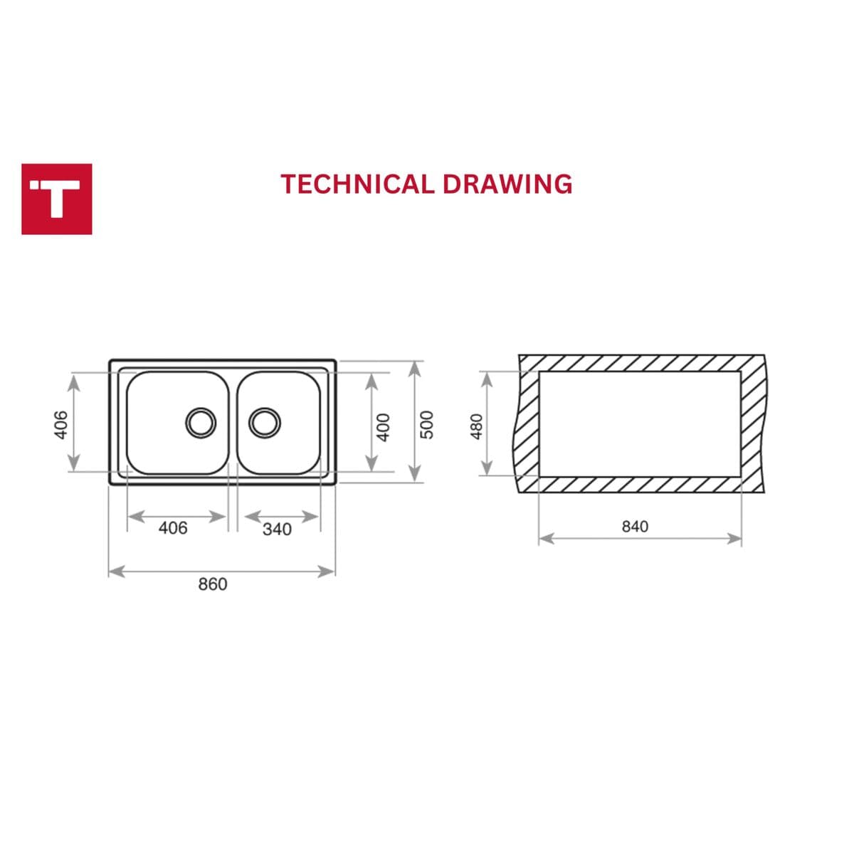 Kriauklė su dvejomis plautuvėmis Teka CLASSIC2C86REV - Image 9