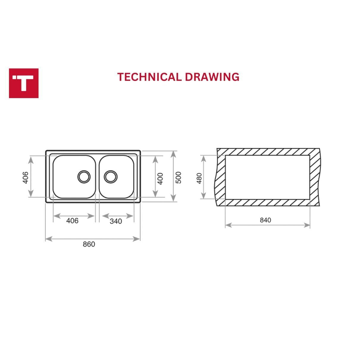 Kriauklė su dvejomis plautuvėmis Teka CLASSIC2C86REV - Image 10