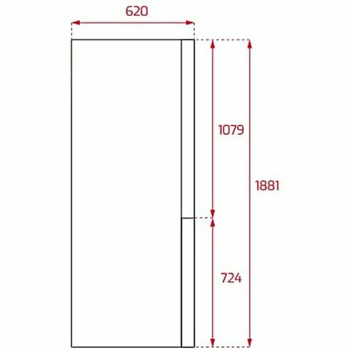 Frigorífico combinado Teka NFL345  Blanco (188 x 60 cm) - Image 2