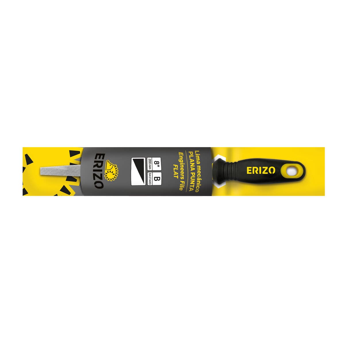 Lima Plana ERIZO 8" Basta Plana