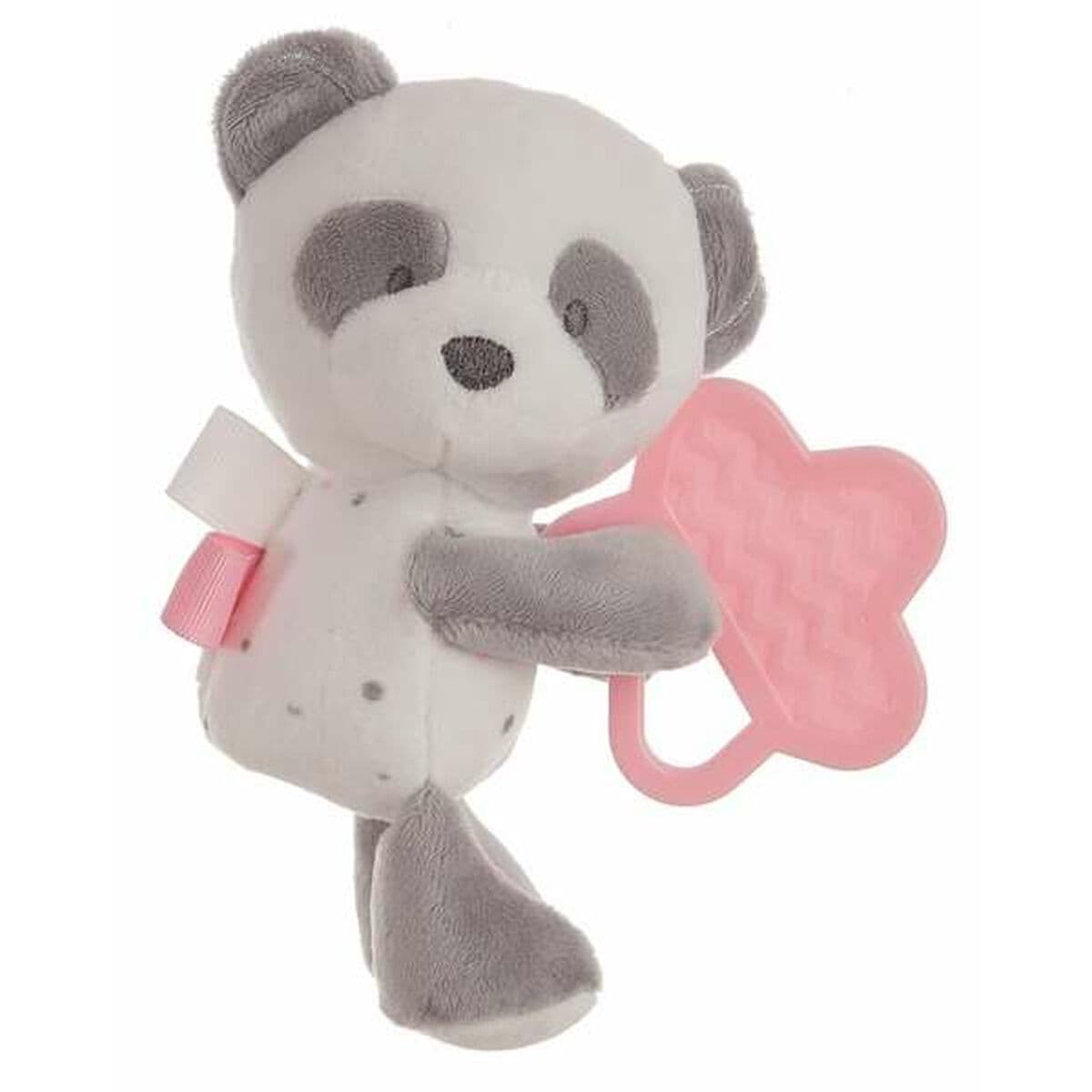Mordedor para Bebé Oso Panda 20 cm 20cm Rosa