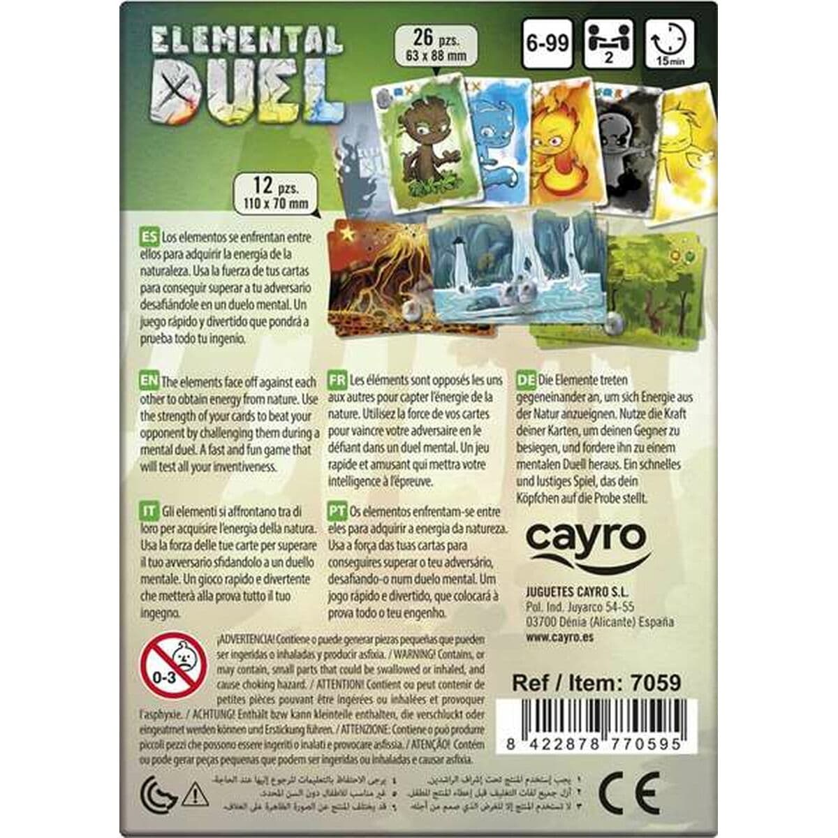 Juego de Mesa Cayro Elemental Duel - Image 3