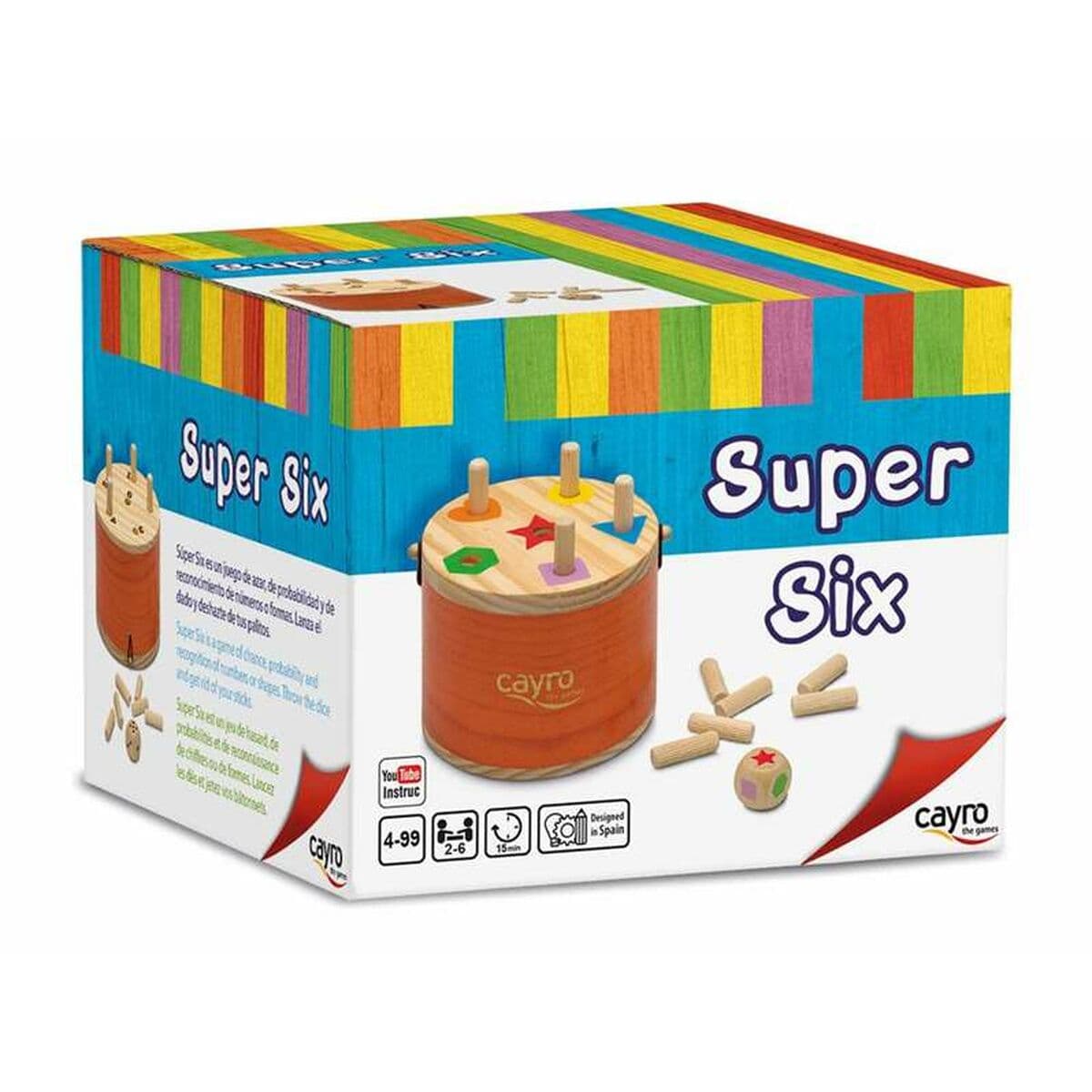 Juego Educativo Cayro Super Six