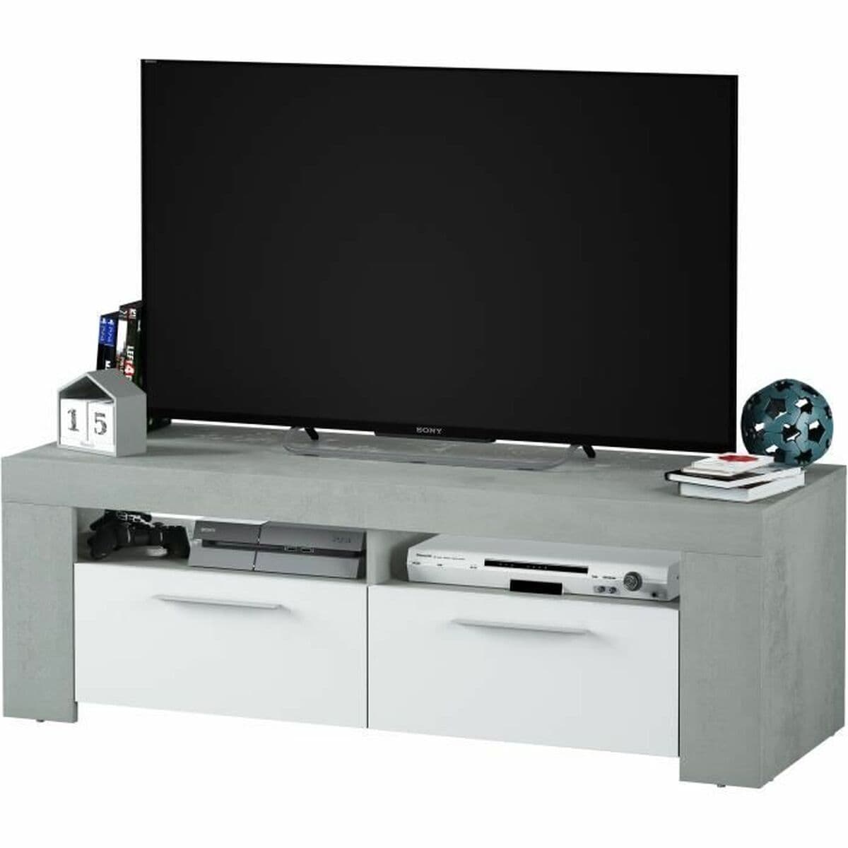 Meubles de télévision AMBIT Gris - Image 5