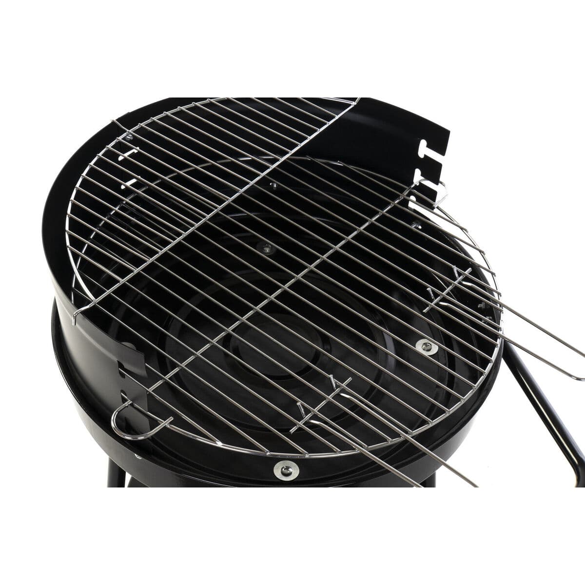 Barbecue a Carboni con Ruote DKD Home Decor Nero (Ricondizionati B) - Image 11