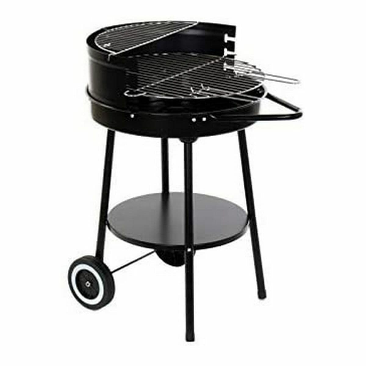 Barbecue a Carboni con Ruote DKD Home Decor Nero (Ricondizionati B) - Image 2