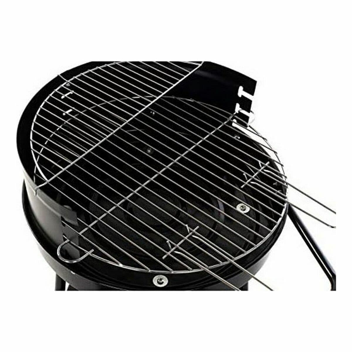 Barbecue a Carboni con Ruote DKD Home Decor Nero (Ricondizionati B) - Image 3