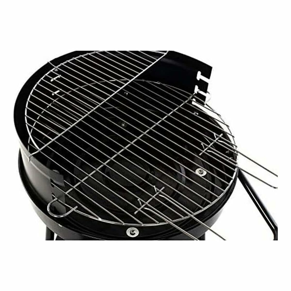 Barbecue a Carboni con Ruote DKD Home Decor Nero (Ricondizionati B) - Image 14