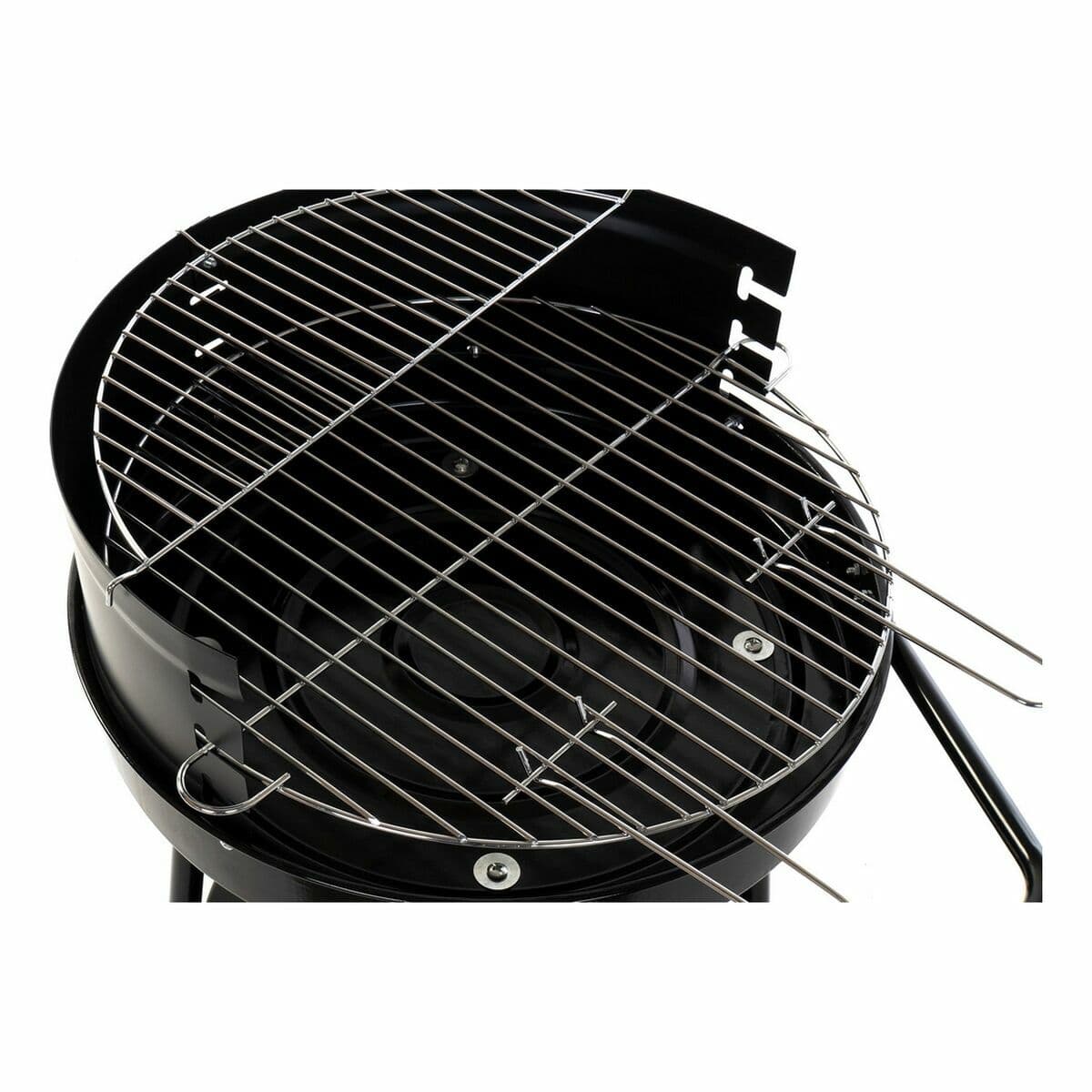 Barbecue a Carboni con Ruote DKD Home Decor Nero (Ricondizionati B) - Image 6
