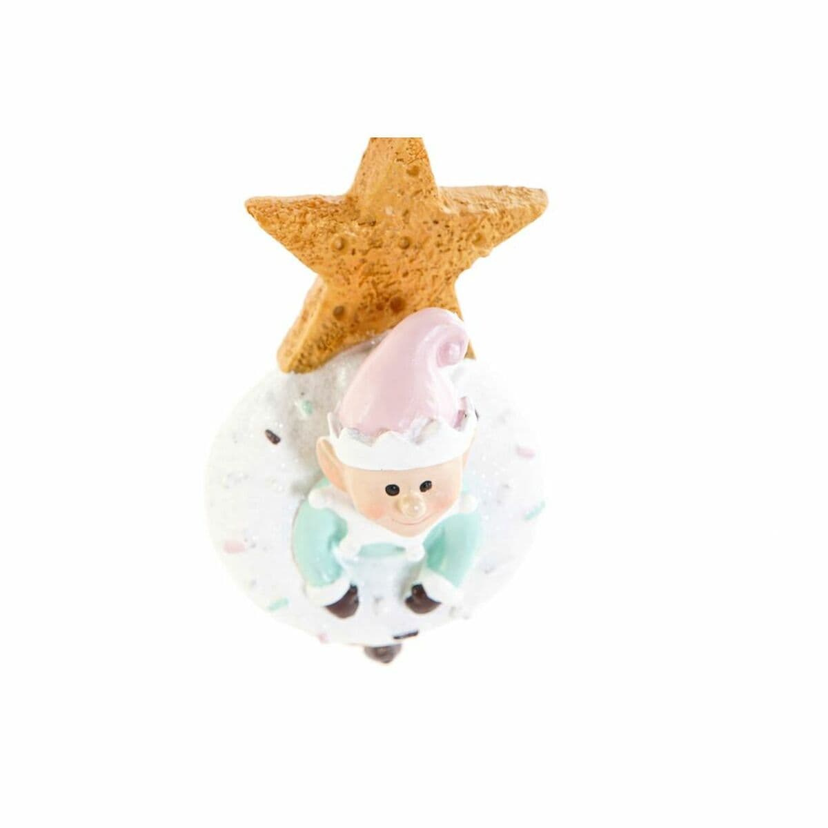 Hanging decoration DKD Home Decor Christmas Resin (2 pcs) (5.5 x 5 x 9 cm) - Image 2