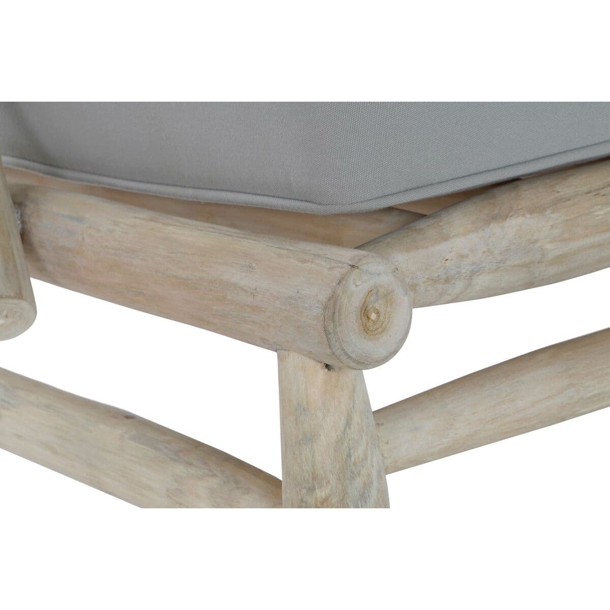 Sillón de jardín DKD Home Decor Natural Gris claro 82 x 80 x 73 cm - Image 4