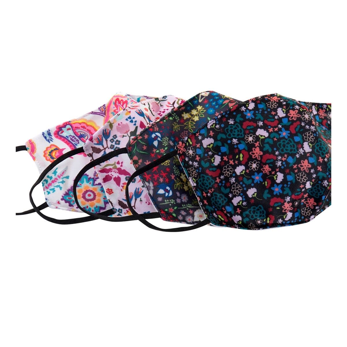 Mască facială igienică DKD Home Decor Multicolor 4 Unități - Image 2