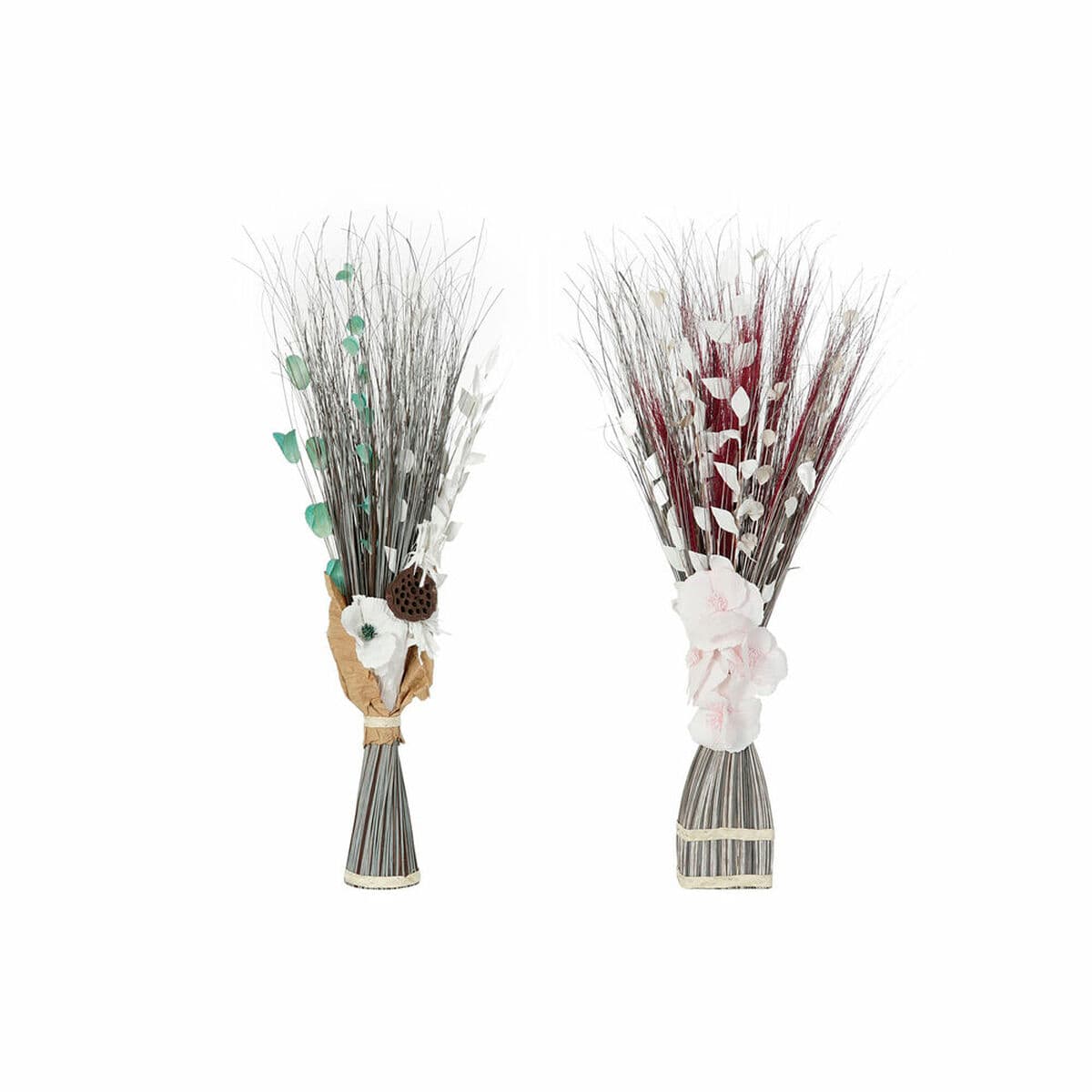 Ramo DKD Home Decor Flores Fibra de coco (2 pcs) (35 x 20 x 100 cm)