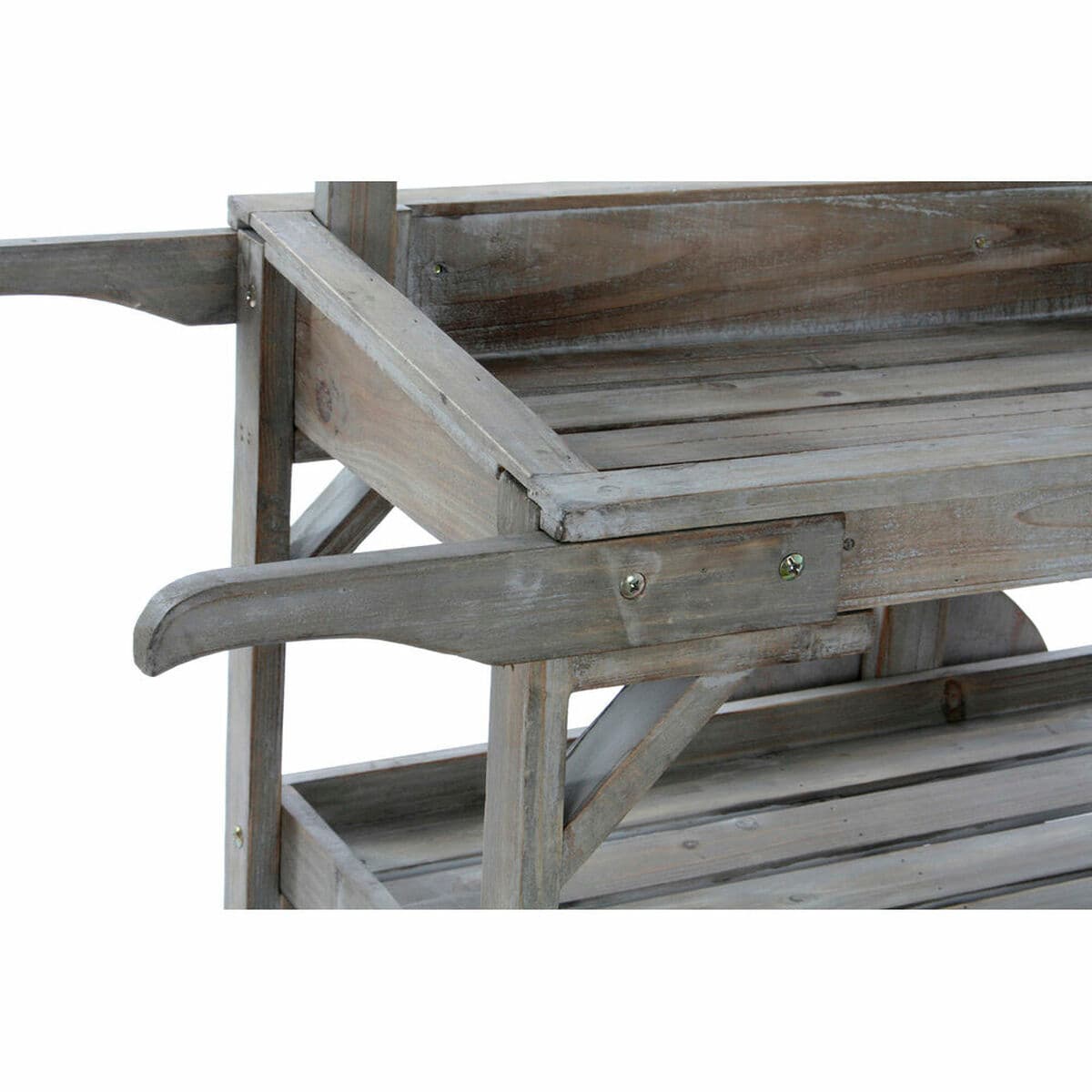 Carro de Jardín DKD Home Decor 87 x 14 x 109 cm 87 x 41 x 109 cm Marrón claro - Image 5