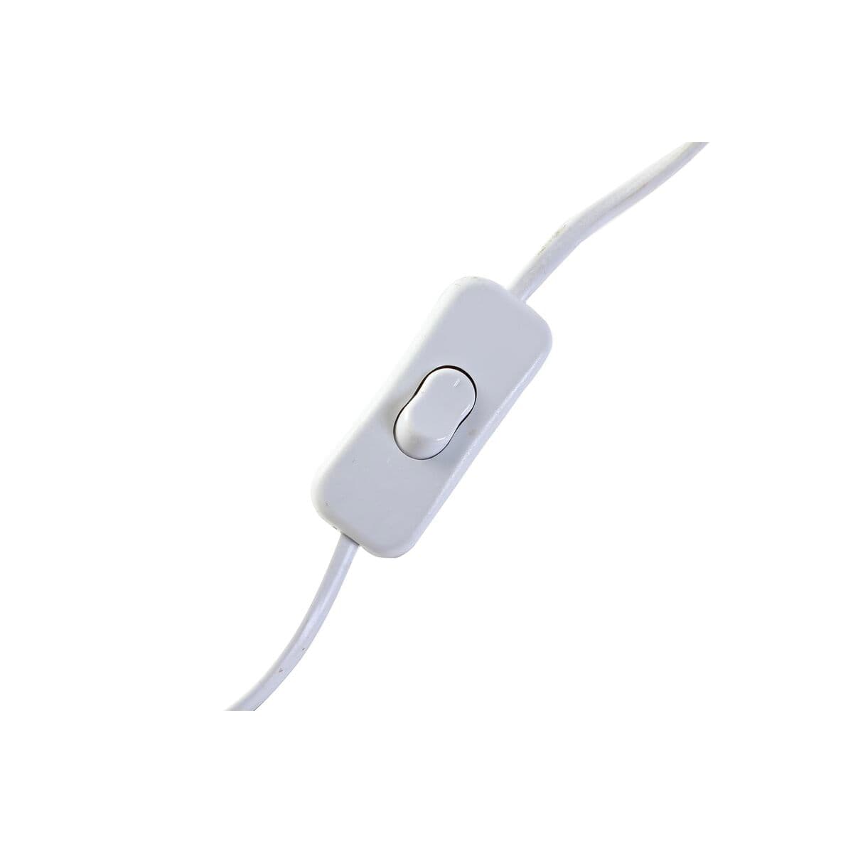 Lampa stołowa DKD Home Decor Biały Brązowy Drewno mango 50 W 220 V 33 x 12 x 41 cm - Image 3