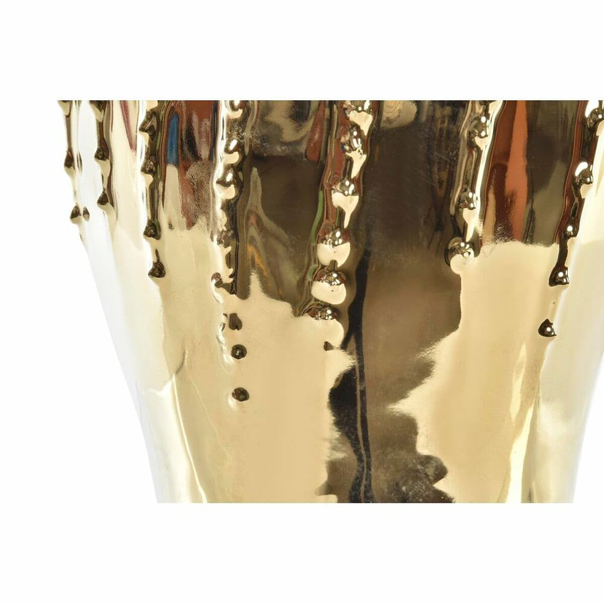 Vaas DKD Home Decor Portselan Kuldne Kaasaegne (18 x 18 x 23 cm) - Image 3