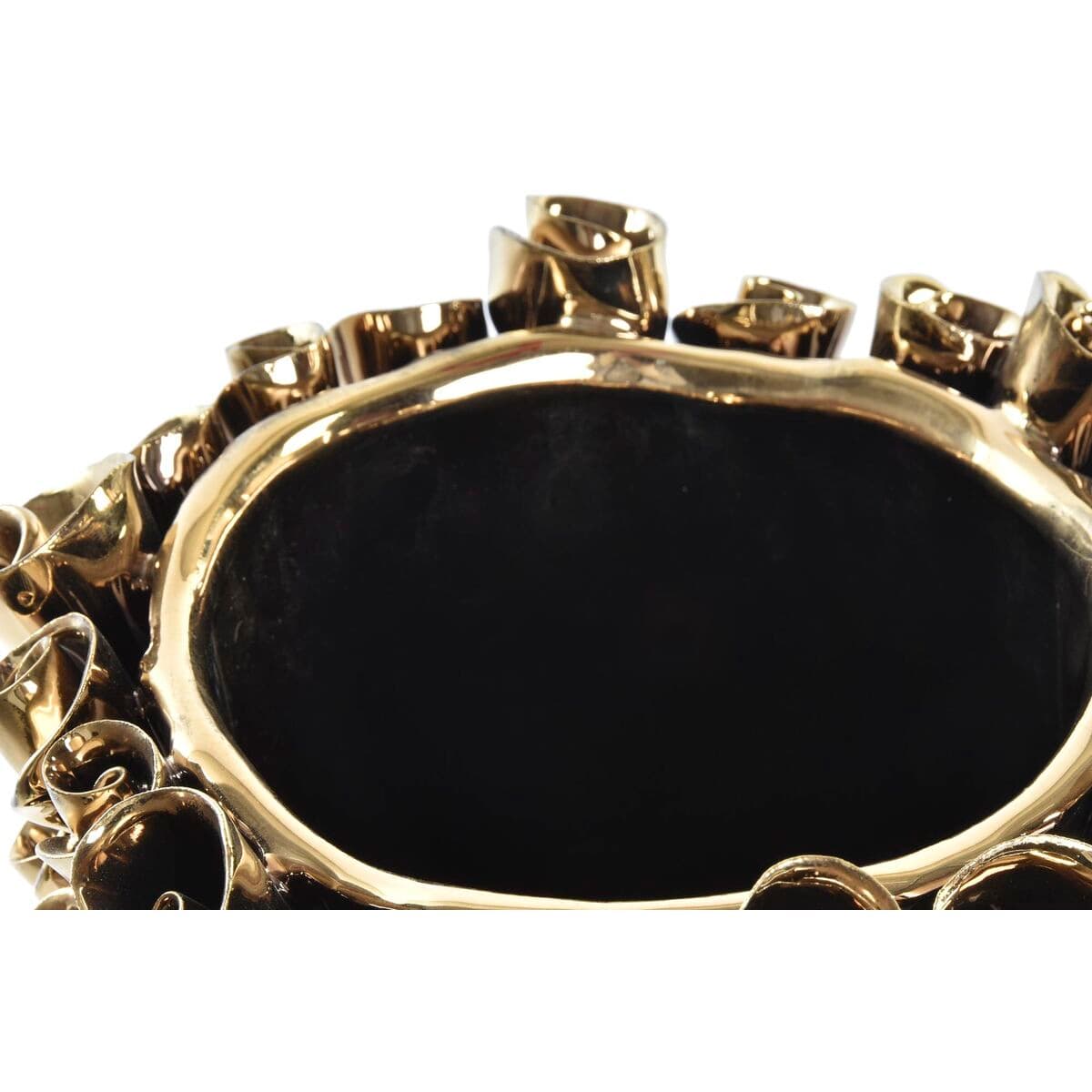 Vaas DKD Home Decor Portselan Kuldne Kaasaegne (18 x 18 x 23 cm) - Image 2