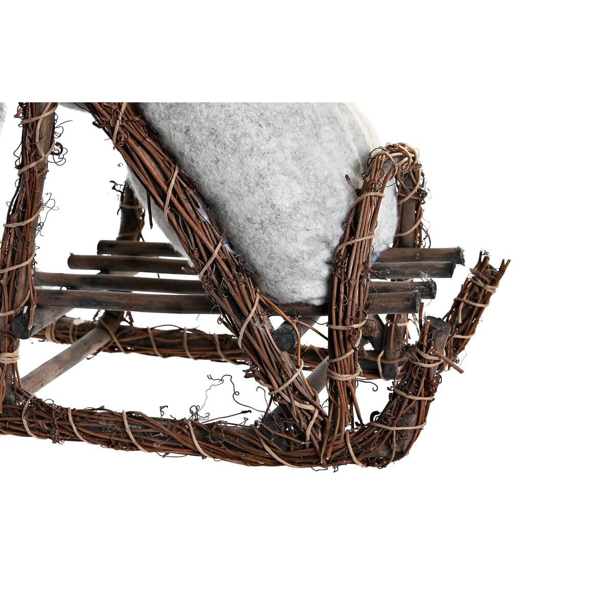 Decorazione Natalizia DKD Home Decor Grigio Babbo Natale 42 x 22 x 48 cm - Image 3