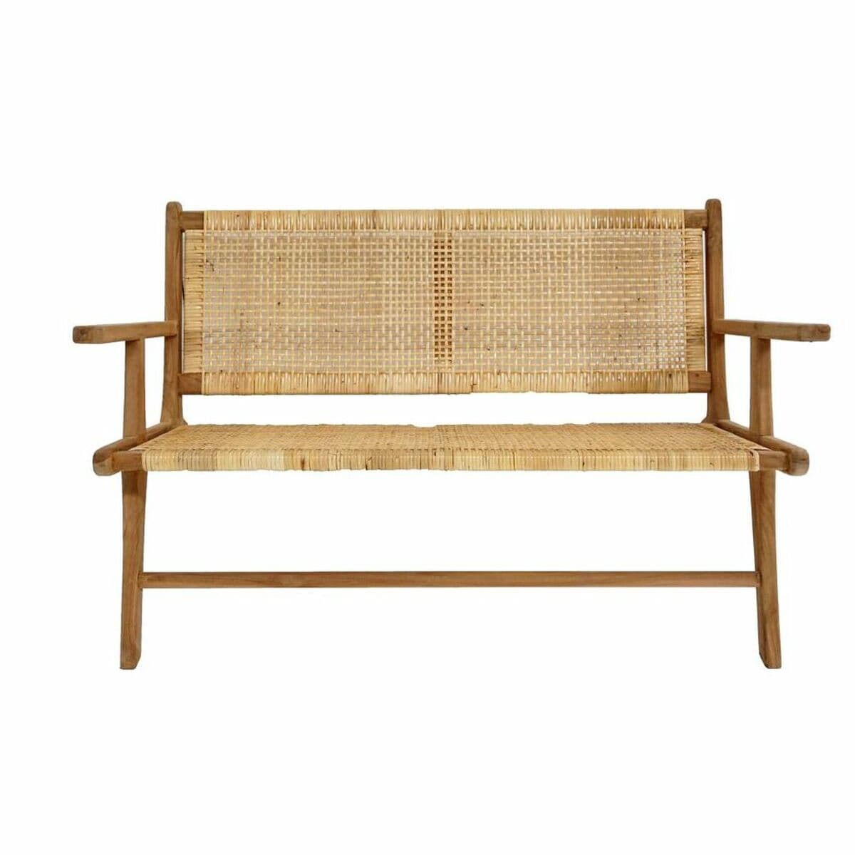 Banco DKD Home Decor Marrón Natural 120 x 76 x 68 cm - Image 7