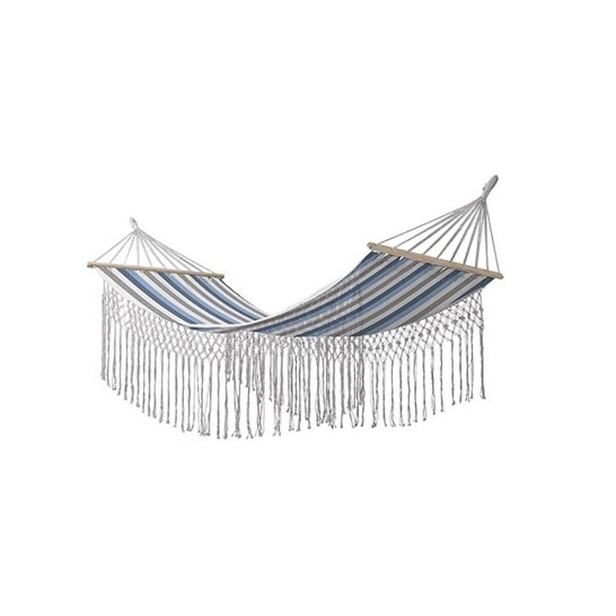 Hammock DKD Home Decor Triibud Sinine Valge (200 x 100 x 5 cm) - Image 2