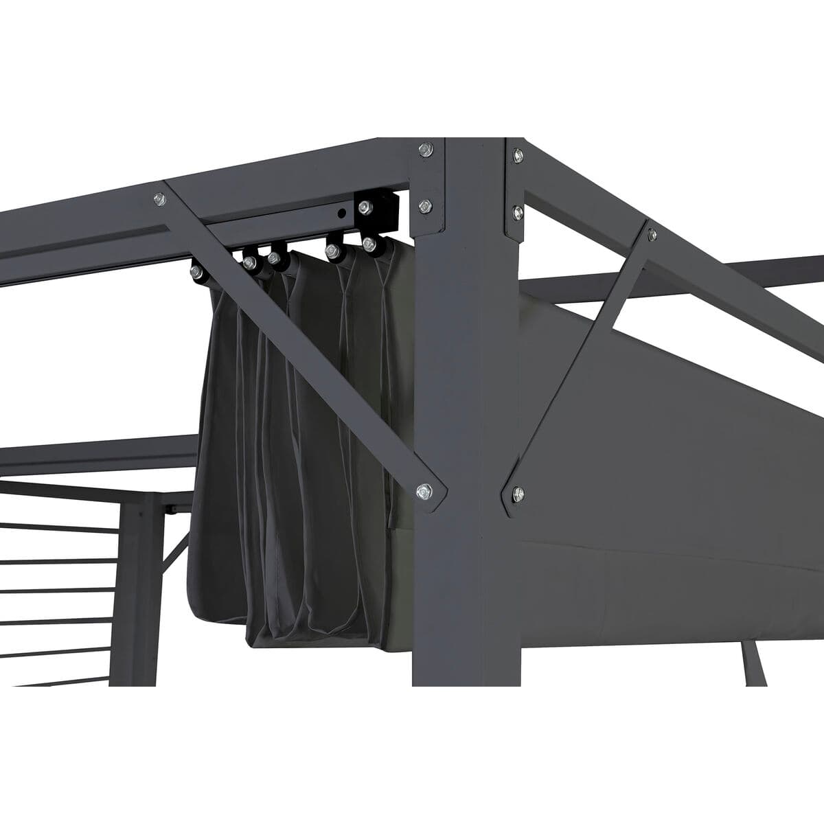 Pérgola DKD Home Decor Gris 300 x 300 x 230 cm Acero - Image 7