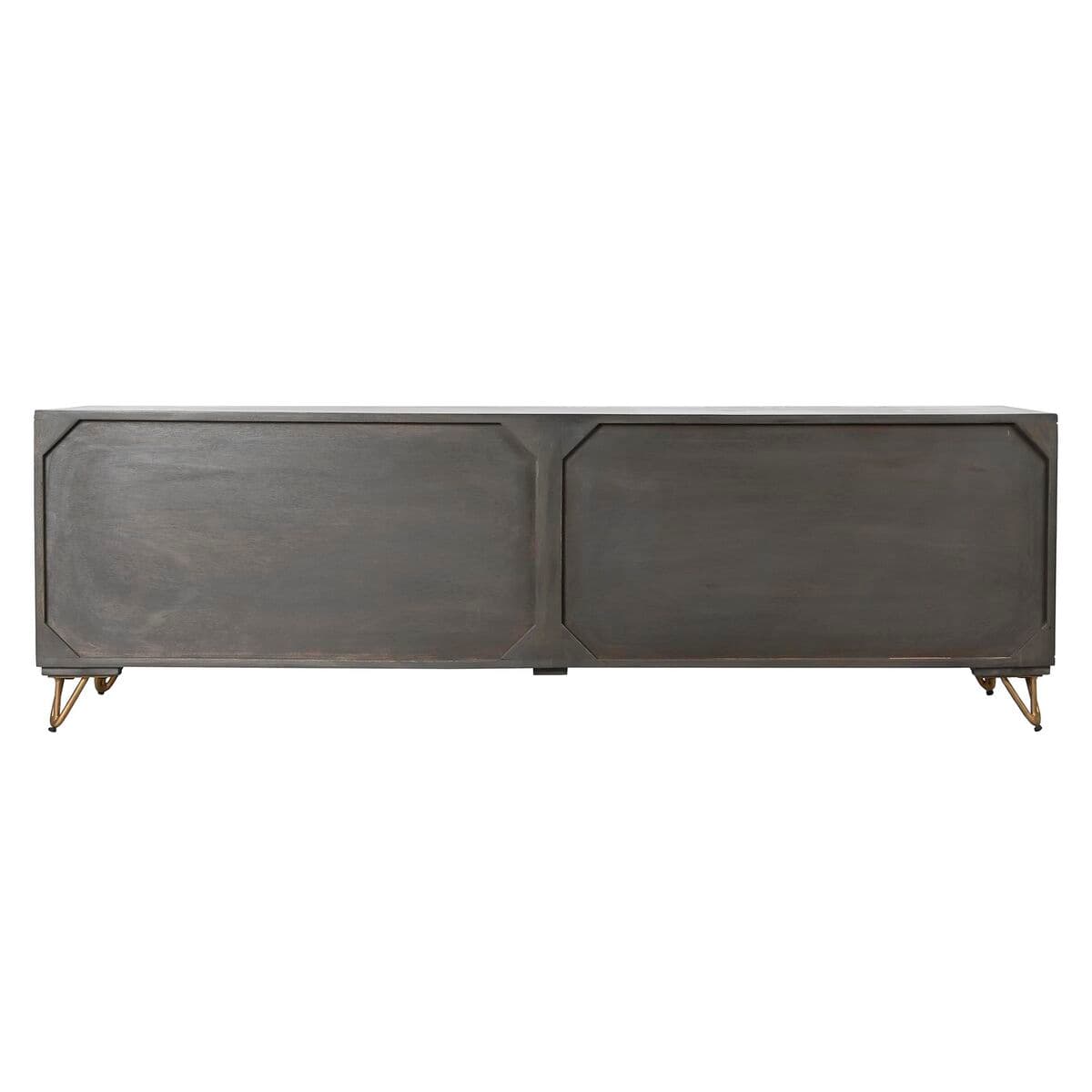 Meubles de télévision DKD Home Decor Métal Marron Bois de manguier 160 x 40 x 50 cm - Image 2