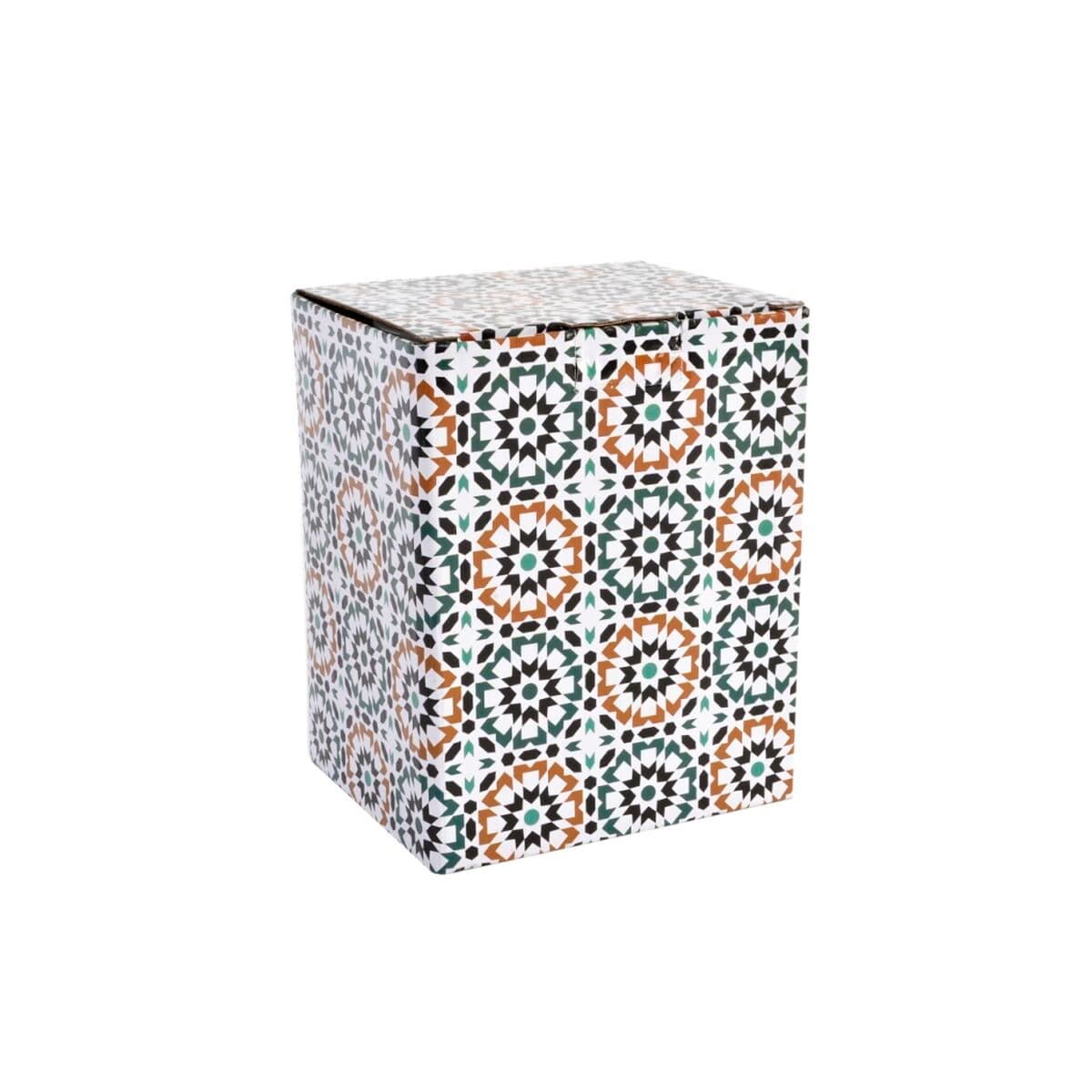 Šalica s Filtrom za Čaj DKD Home Decor Pisana Oranžna Pločoca Arap 300 ml (2 kom.) - Image 3