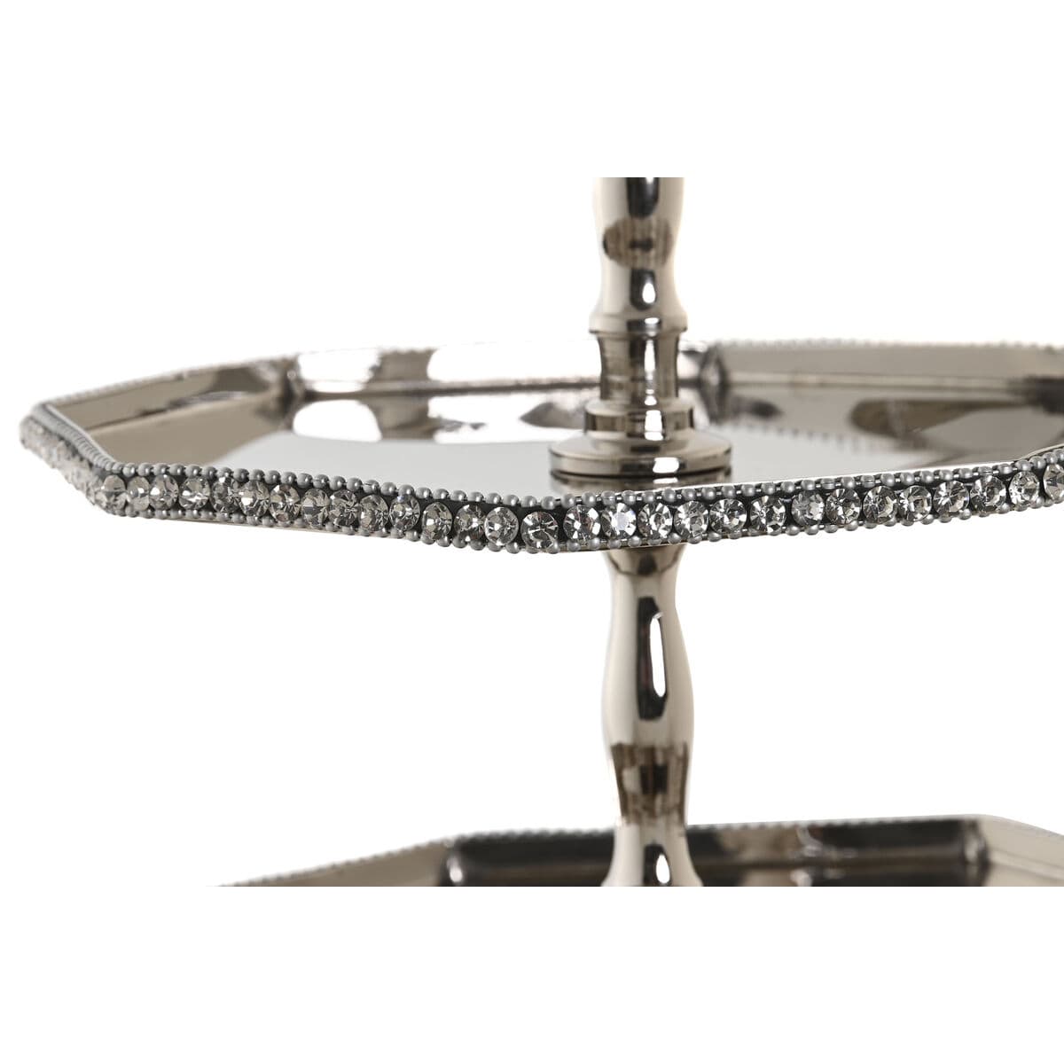 Middenstuk DKD Home Decor Zilverkleurig Acryl Aluminium 23 x 23 x 22 cm - Image 2