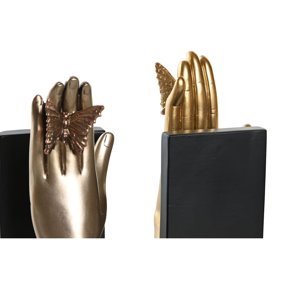 Grāmatbalsts DKD Home Decor 22 x 8,5 x 17 cm Smola (2 kom.) - Image 2