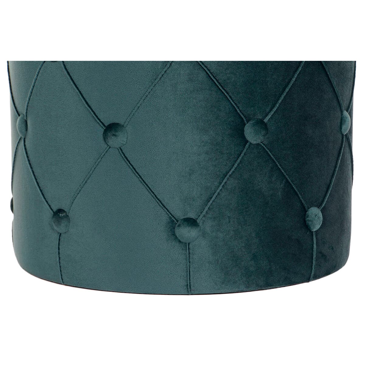 Naslonjač za Noge DKD Home Decor Zelena Roza Tamnoružičasta zlatan Baršun 36 x 36 x 44 cm (2) - Image 3