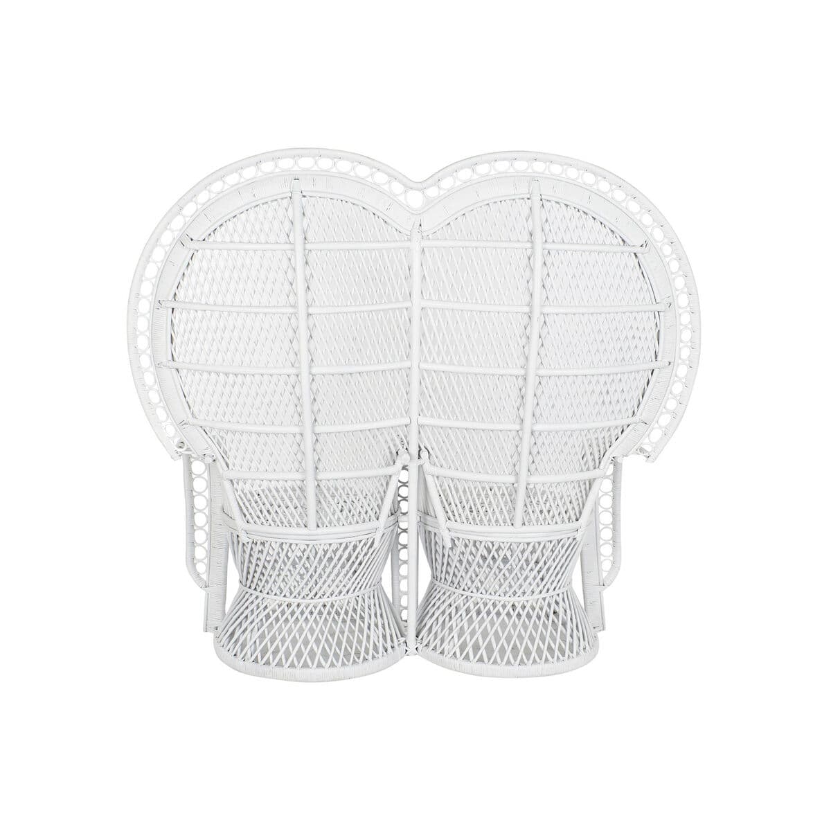 Sillón de jardín DKD Home Decor Blanco 188 x 50 x 140 cm 154 x 70 x 144 cm 15700 x 68 x 145,5 cm - Image 5