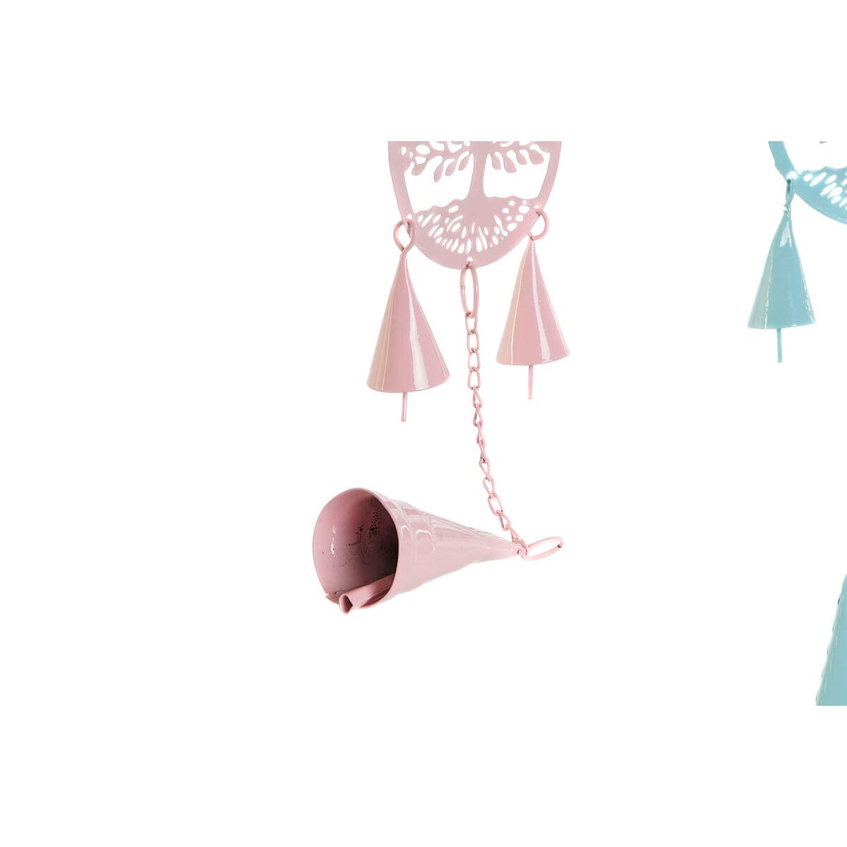 Rippkaunistus DKD Home Decor Puu Valge (4 Ühikut) - Image 3