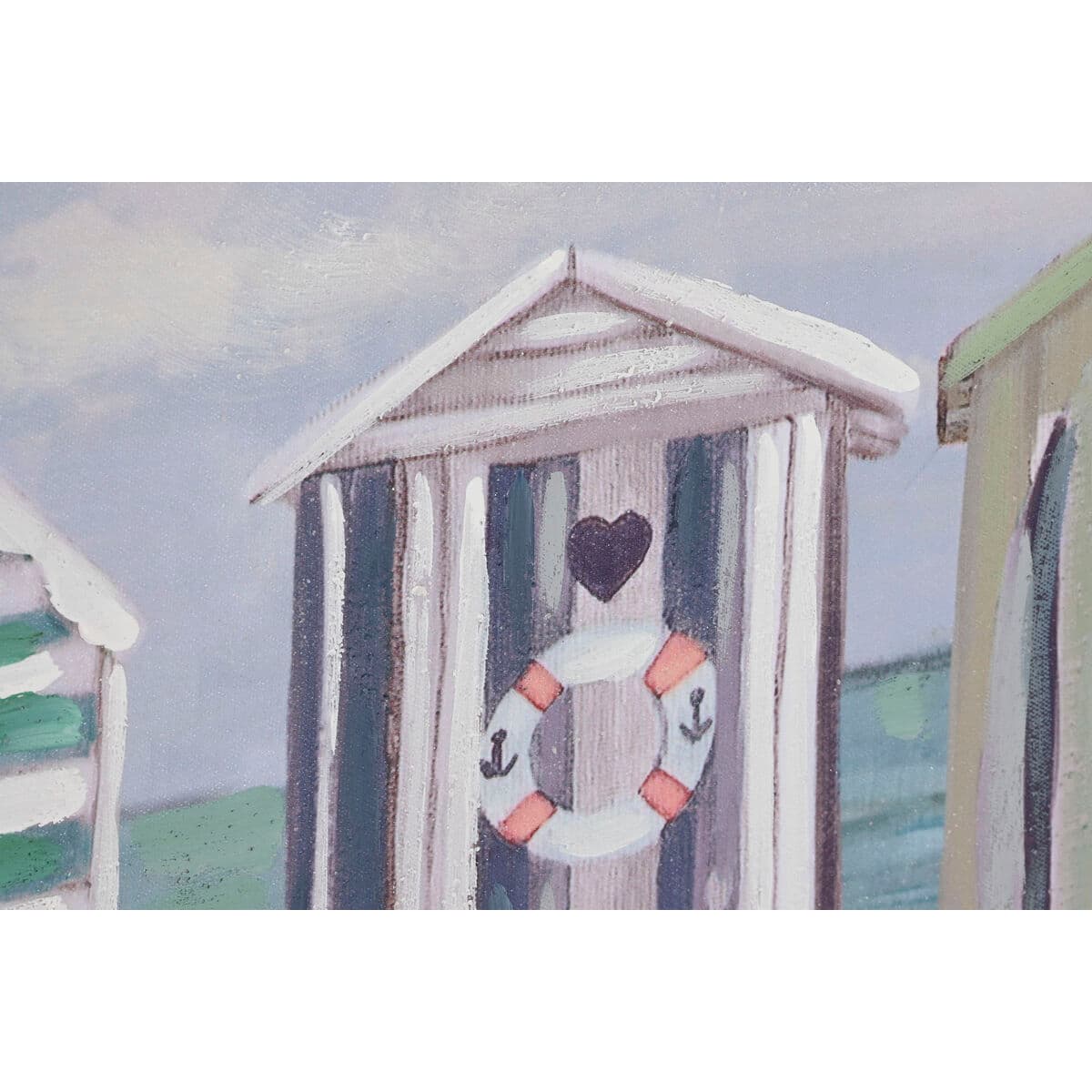 Kanvas Home ESPRIT Kanvas Trä MDF 120 x 3 x 60 cm Strand - Image 3