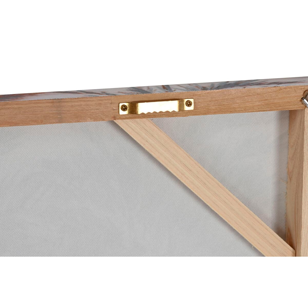 Kanvas Home ESPRIT Kanvas Trä MDF 120 x 3 x 60 cm Strand - Image 4