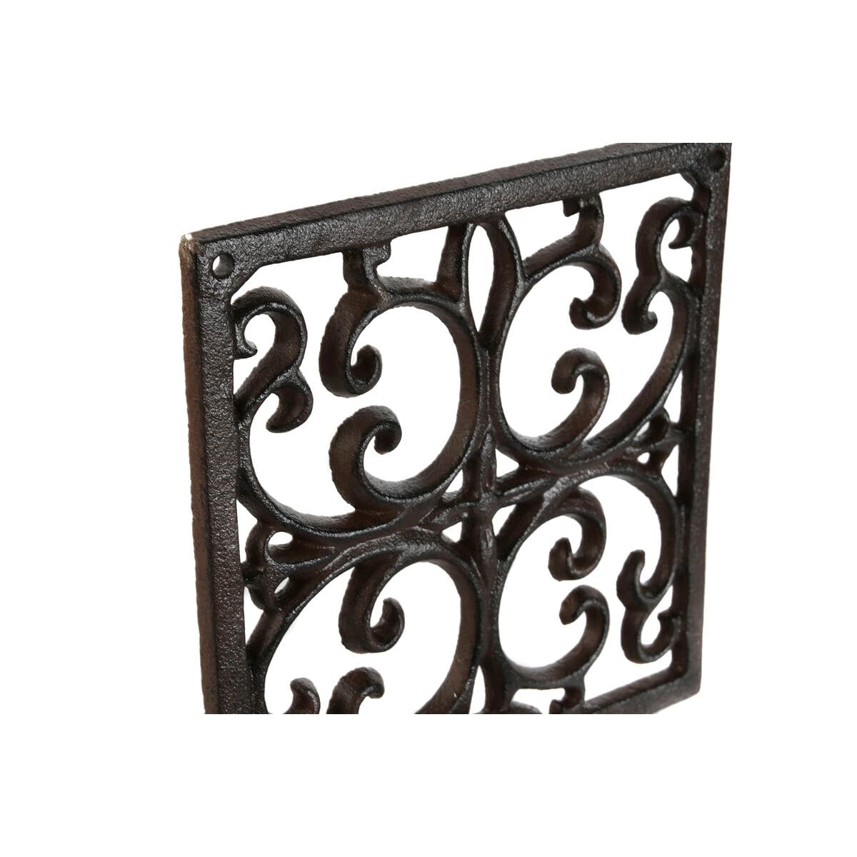 Soporte de Pared para Colgar Macetas Home ESPRIT Marrón oscuro Hierro 18 x 17,5 x 18 cm - Image 2